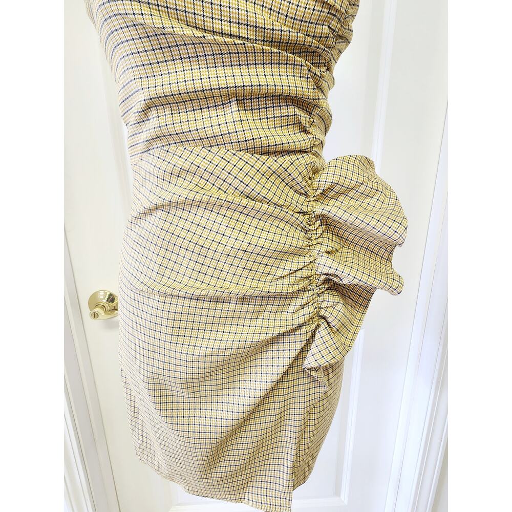 Beautiful Plaid Side Ruffle Dress - Picture 5 of 6